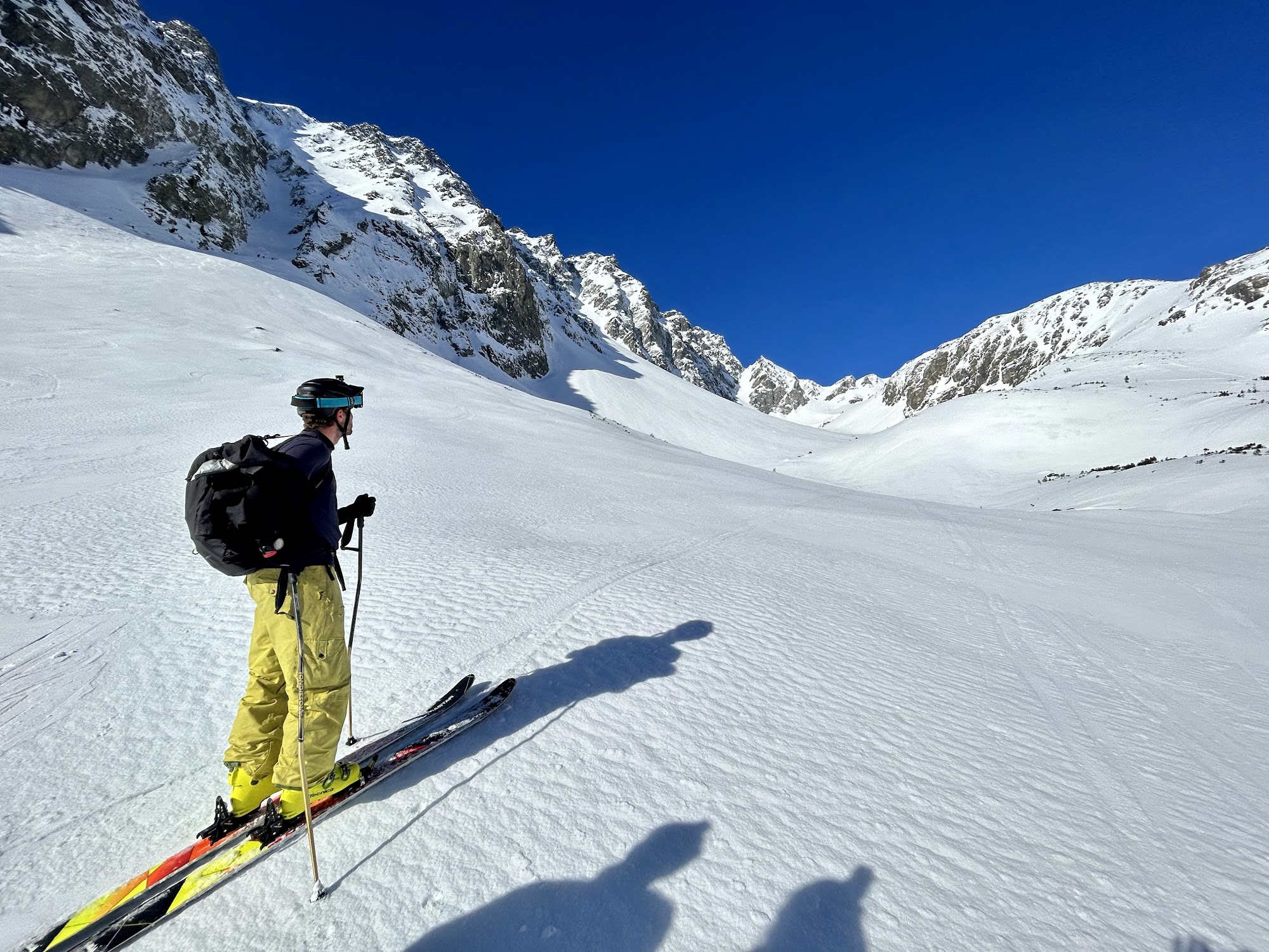 Skialpinista pod Kôprovským štítom