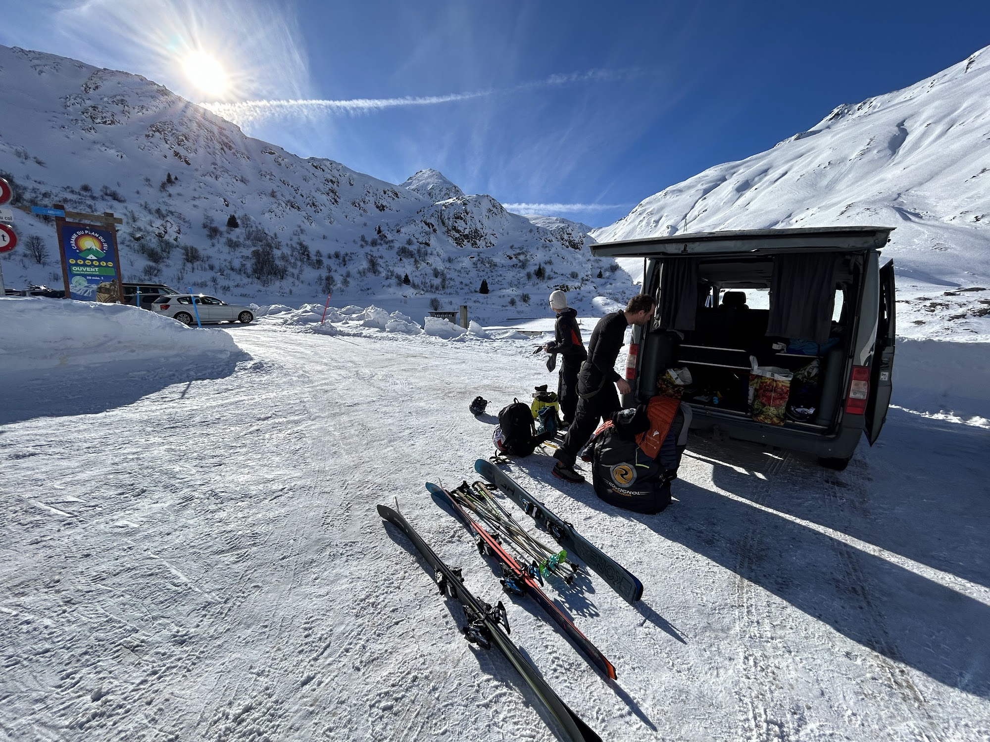 Skialp v Grand-Saint-Bernard