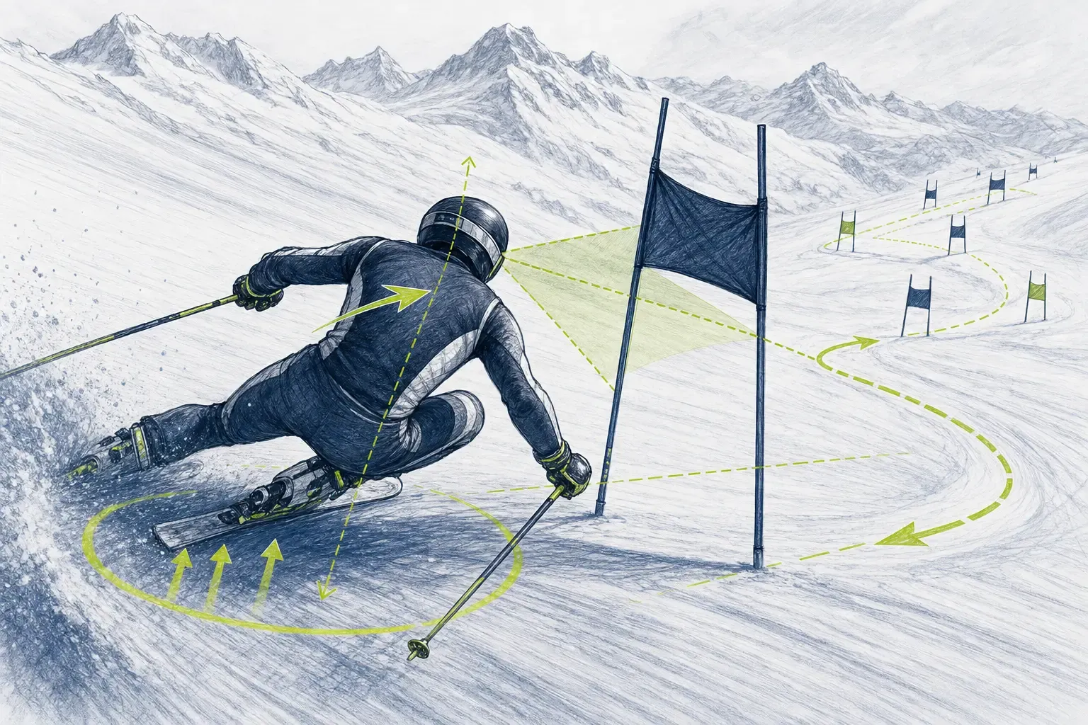 Agilita a obratnosť – technická ilustrácia Ski Loko