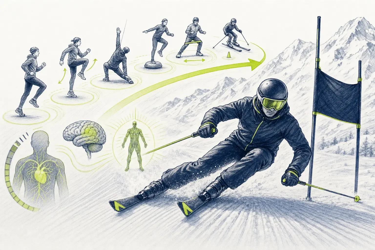 Aktivácia – technická ilustrácia Ski Loko