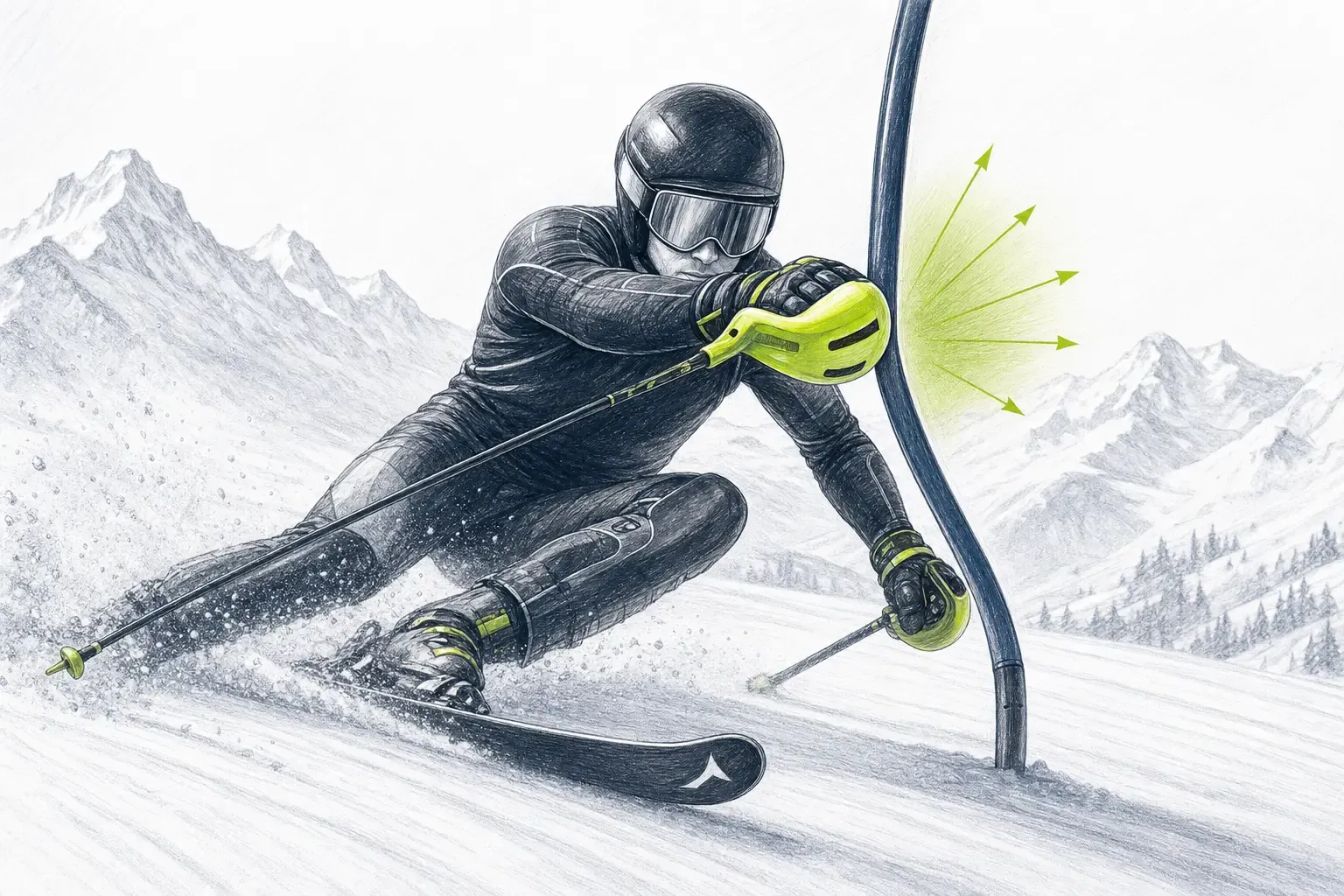 Chrániče rúk – technická ilustrácia Ski Loko