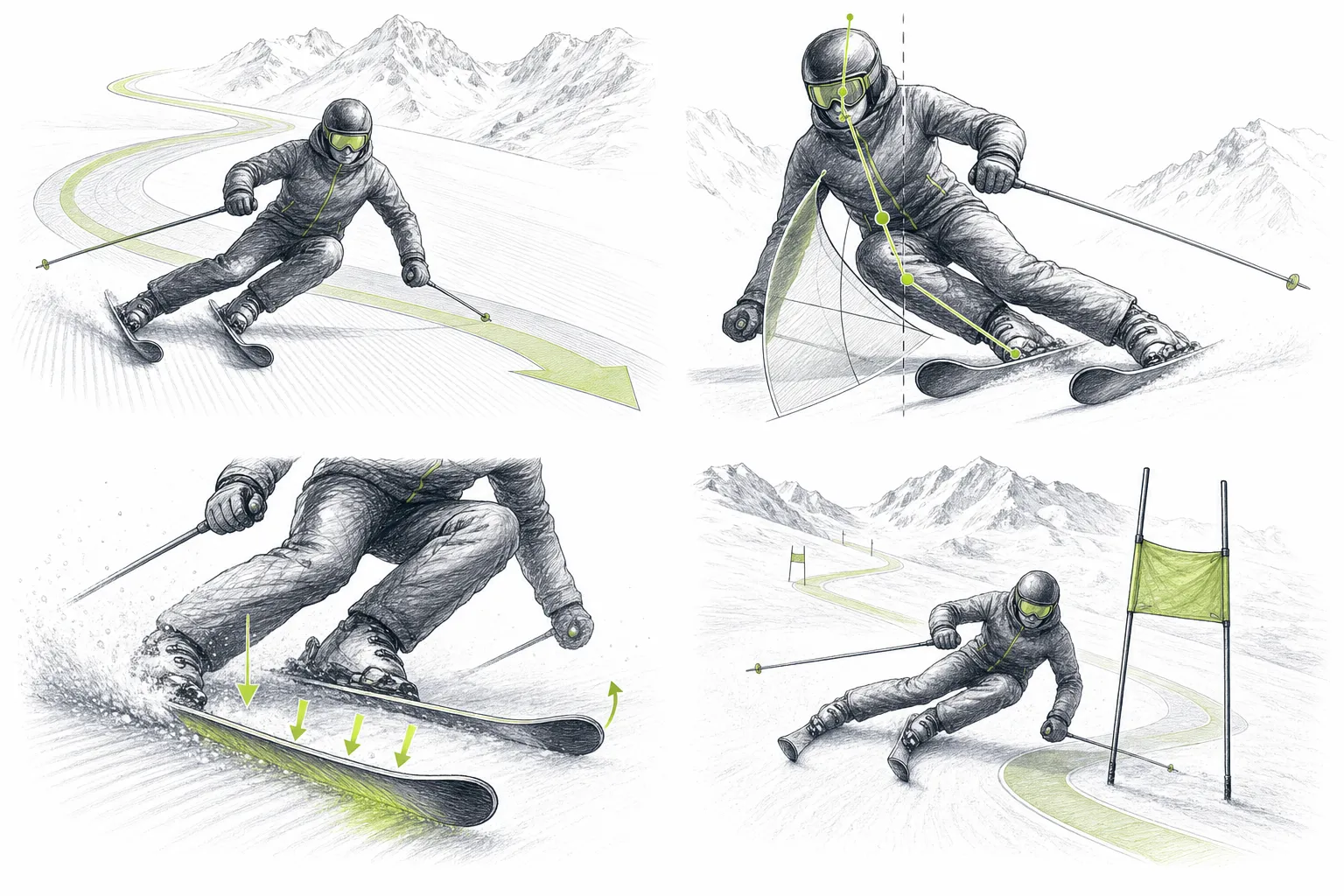 Hranenie a zahranenie – technická ilustrácia Ski Loko