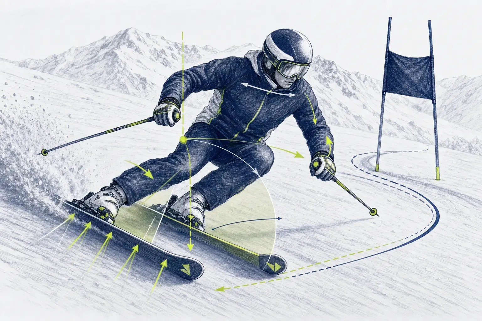 Koordinácia – technická ilustrácia Ski Loko