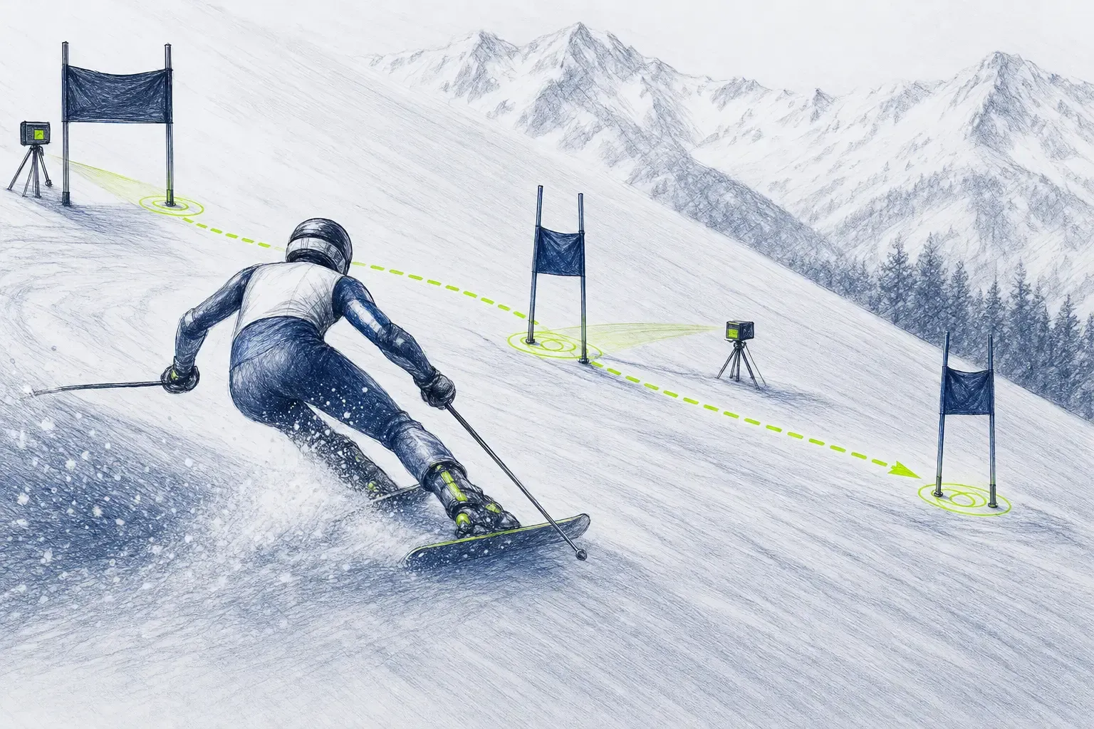 Medzičas – technická ilustrácia Ski Loko