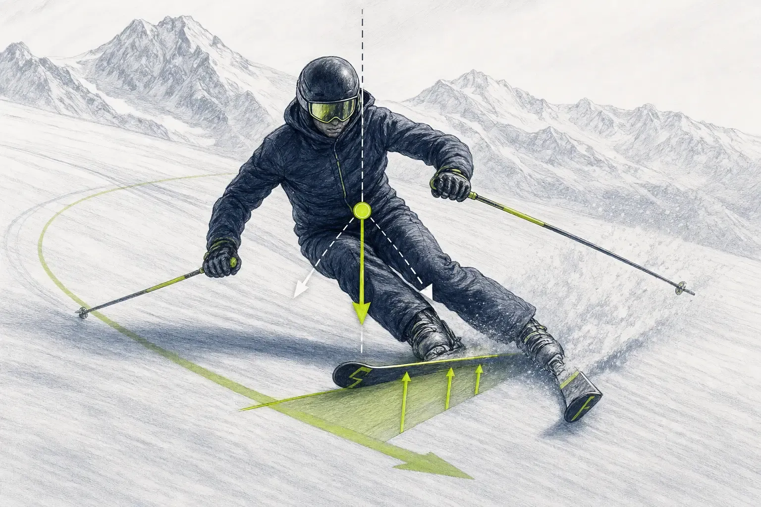 Rovnováha – technická ilustrácia Ski Loko