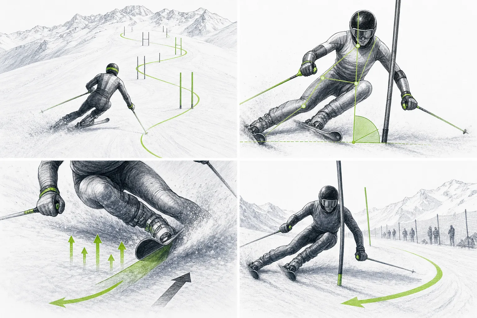 Slalom SL – praktické použitie techniky pri jazde alebo pretekovom tréningu