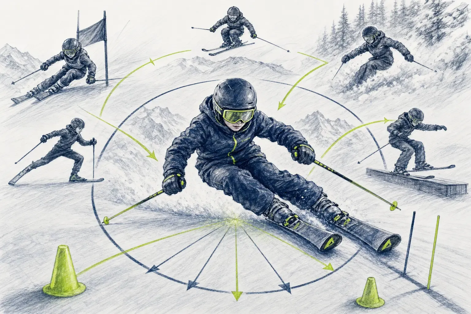 Športová všestrannosť – technická ilustrácia Ski Loko