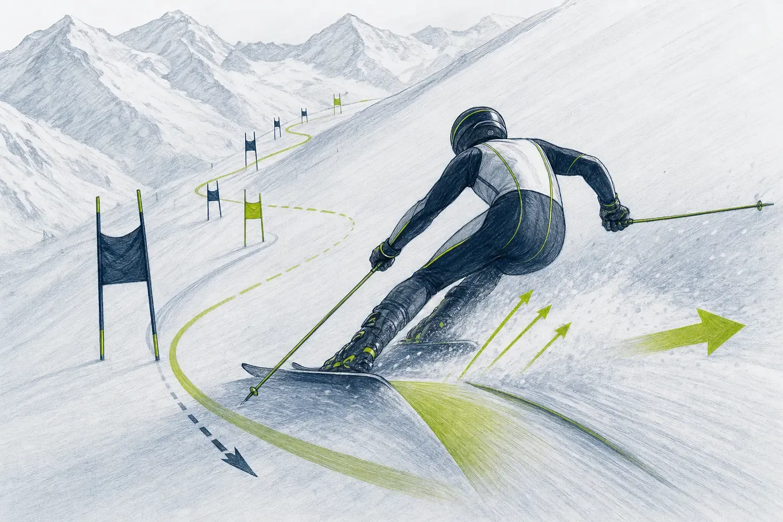 Tréningová intenzita – technická ilustrácia Ski Loko