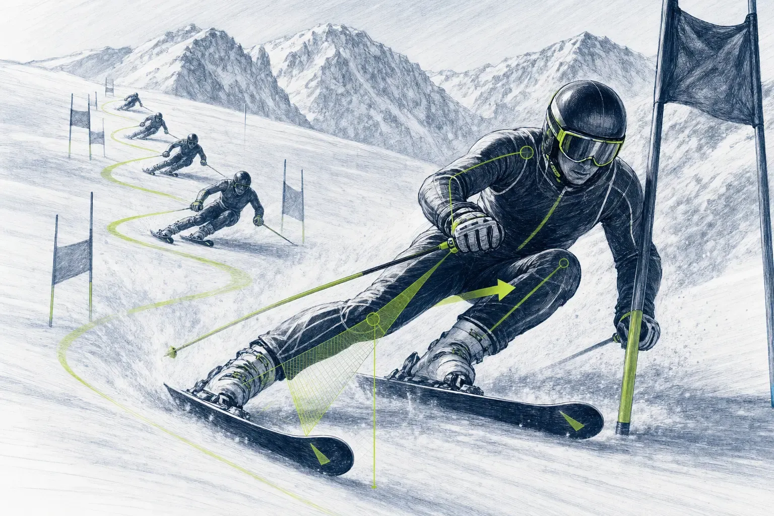 Vytrvalosť – technická ilustrácia Ski Loko