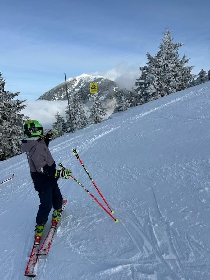 Fotografia z klubového archívu SKI Lokomotíva k článku Ako dlho má dieťa lyžovať?