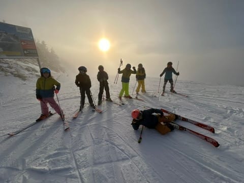 Fotografia z klubového archívu SKI Lokomotíva k článku Ako pripraviť dieťa na lyžiarsky tréning